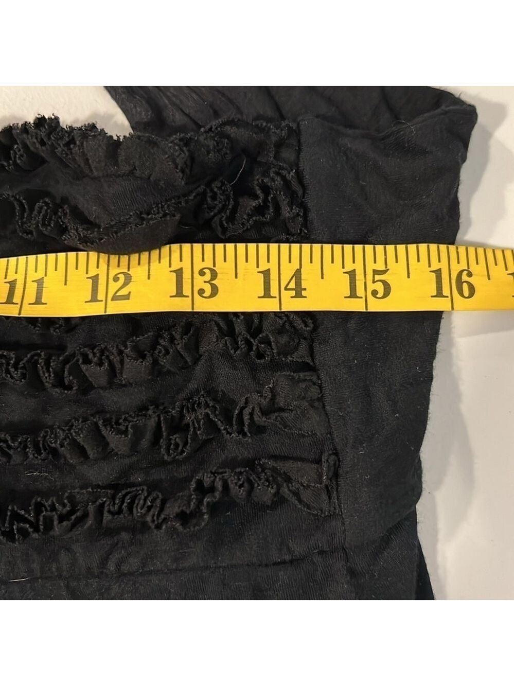 Elan Black Maxi Dress Tie Back Medium - Picture 8 of 11